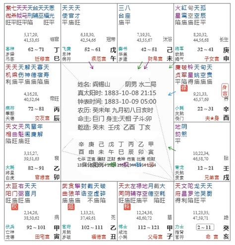 紫薇命盘看另一半_紫薇命盘桃花,第8张