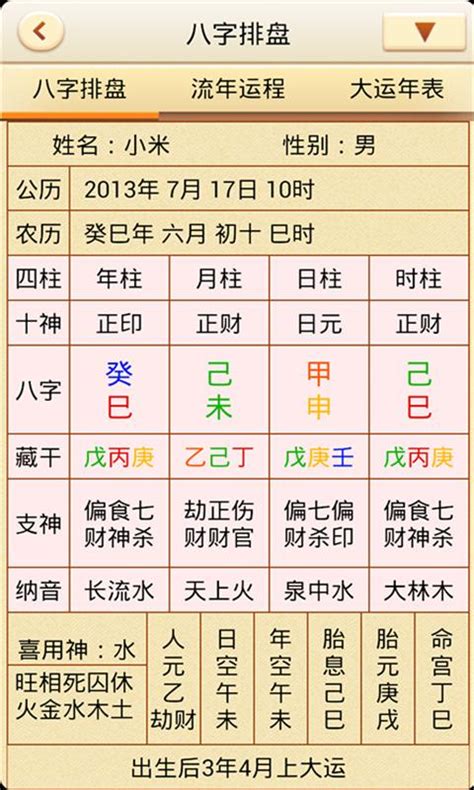 四柱八字排盘命格_四柱八字排盘取名,第2张