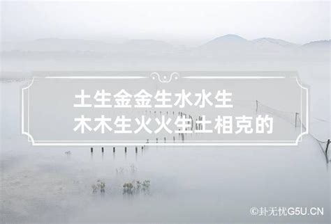 土生金金生水水生木木生火火生土相克的是什么_土生金金生水下一句,第3张