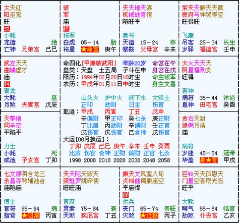 紫微斗数免费排盘算命_紫微斗数免费自助解盘,第6张