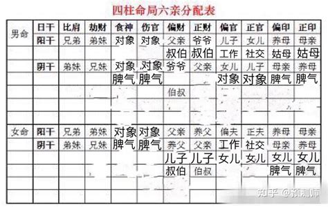 八字十神六亲_八字十神六亲对照表,第7张