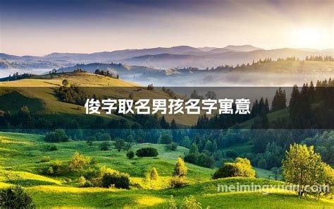 俊字五行属什么_俊字五行属什么和意义取名,第11张