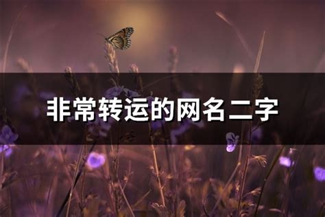 改善运气的网名两个字_改善运气的网名三个字,第19张