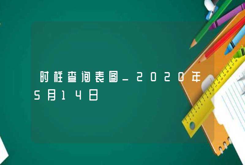 时柱查询表图_2020年5月14日,第1张