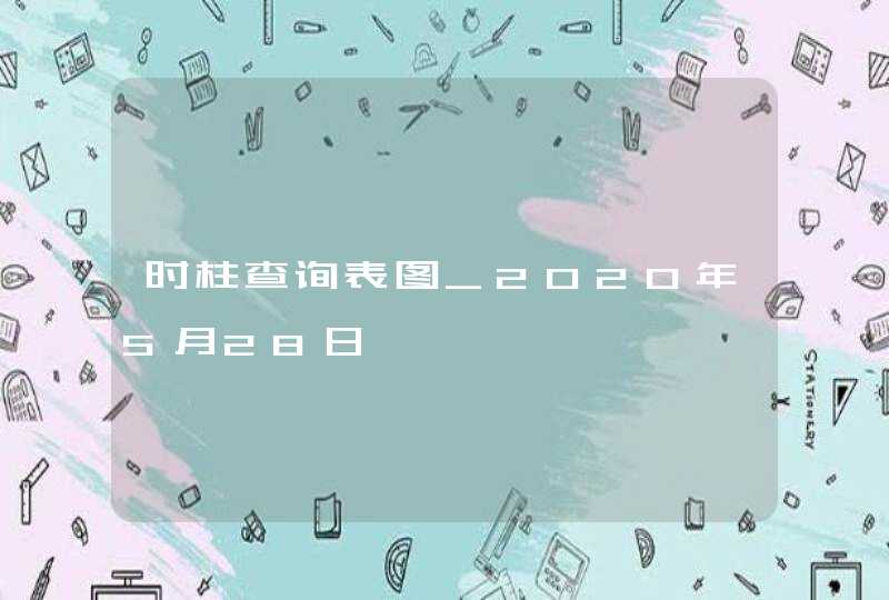 时柱查询表图_2020年5月28日,第1张