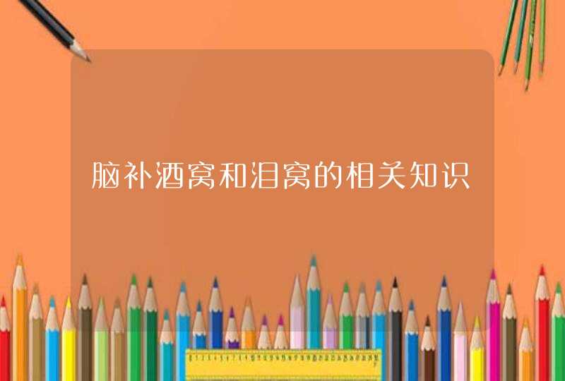 脑补酒窝和泪窝的相关知识,第1张